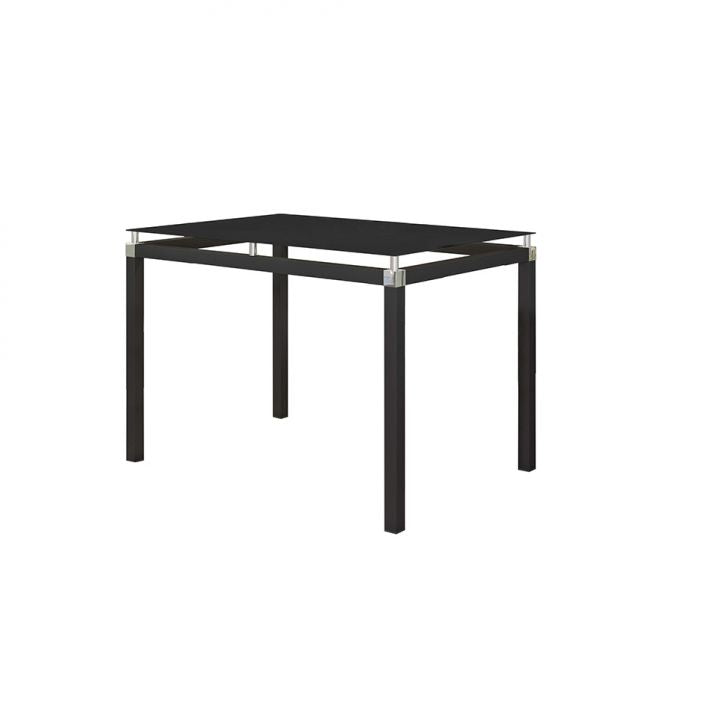 [OUTLET] Conjunto de Mesa de Cozinha com 4 Lugares Malva I Preto