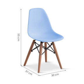 [OUTLET] Cadeira Infantil Eames Azul